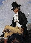 Jacques-Louis  David Seriziat oil